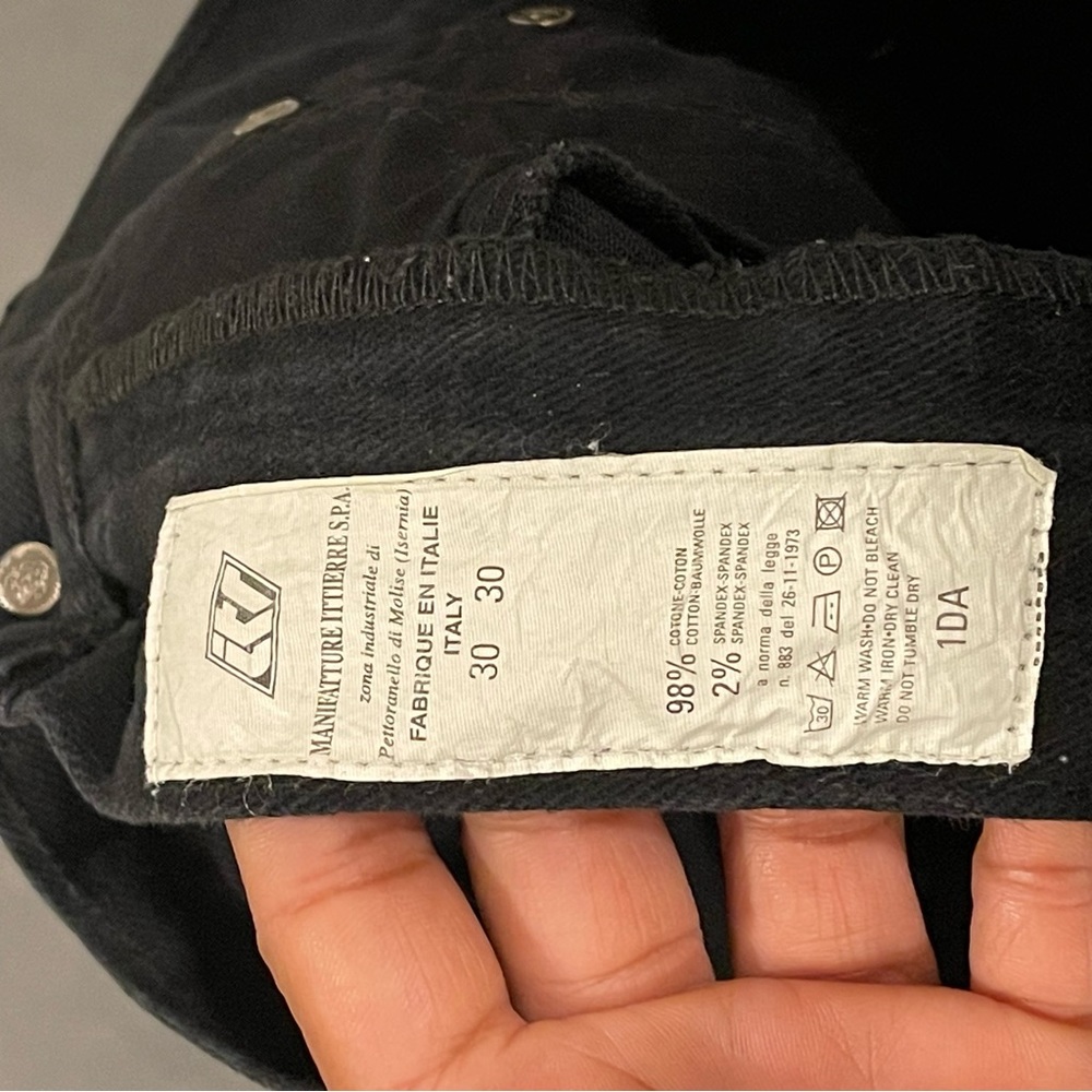 Versace Men’s Jean Couture size 30 in Black - Picture 8 of 10